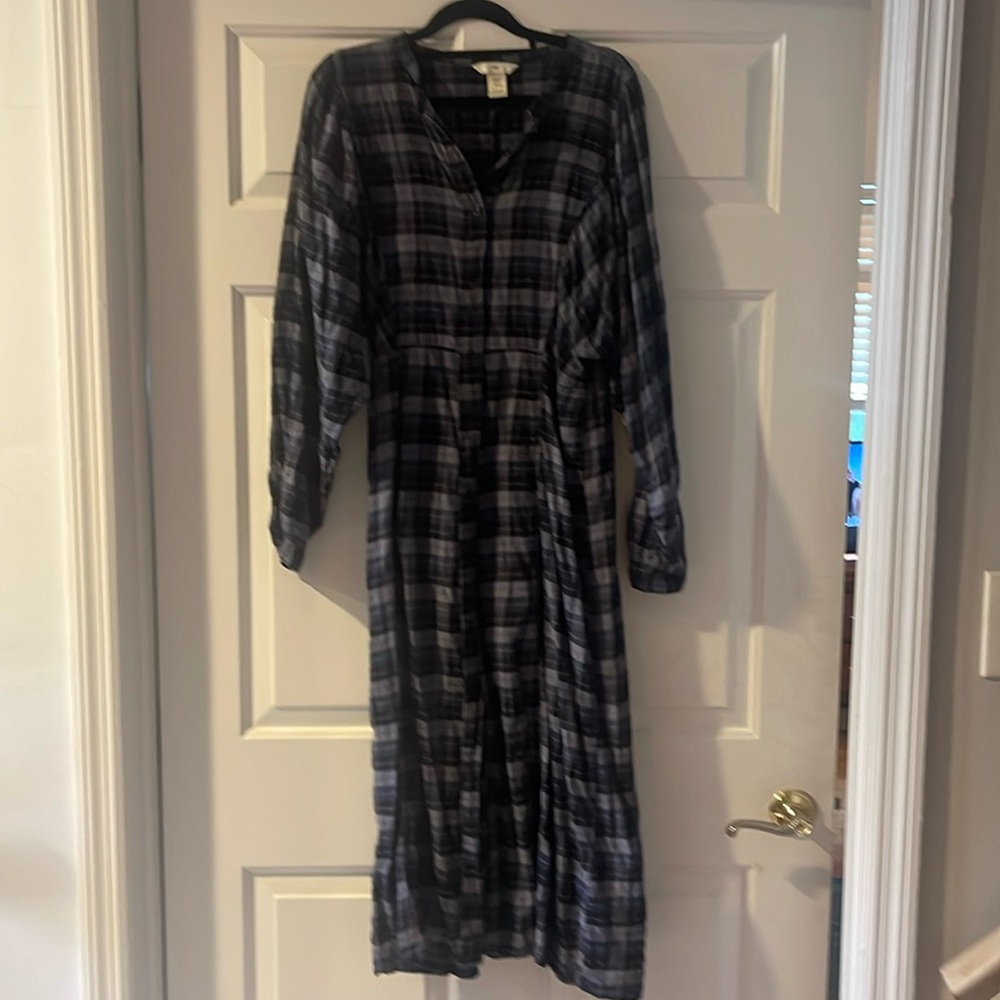 h&m blue plaid dress maxi size M Princess Buy Abercrombie & Fitch Fit:Regular Fit 100% Tencel — soft